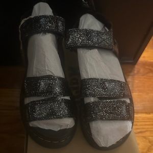 Dr. Martens Girls' Kids Klaire J Cosmic Glitter Sandals